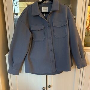 Blue Button-Up Jacket